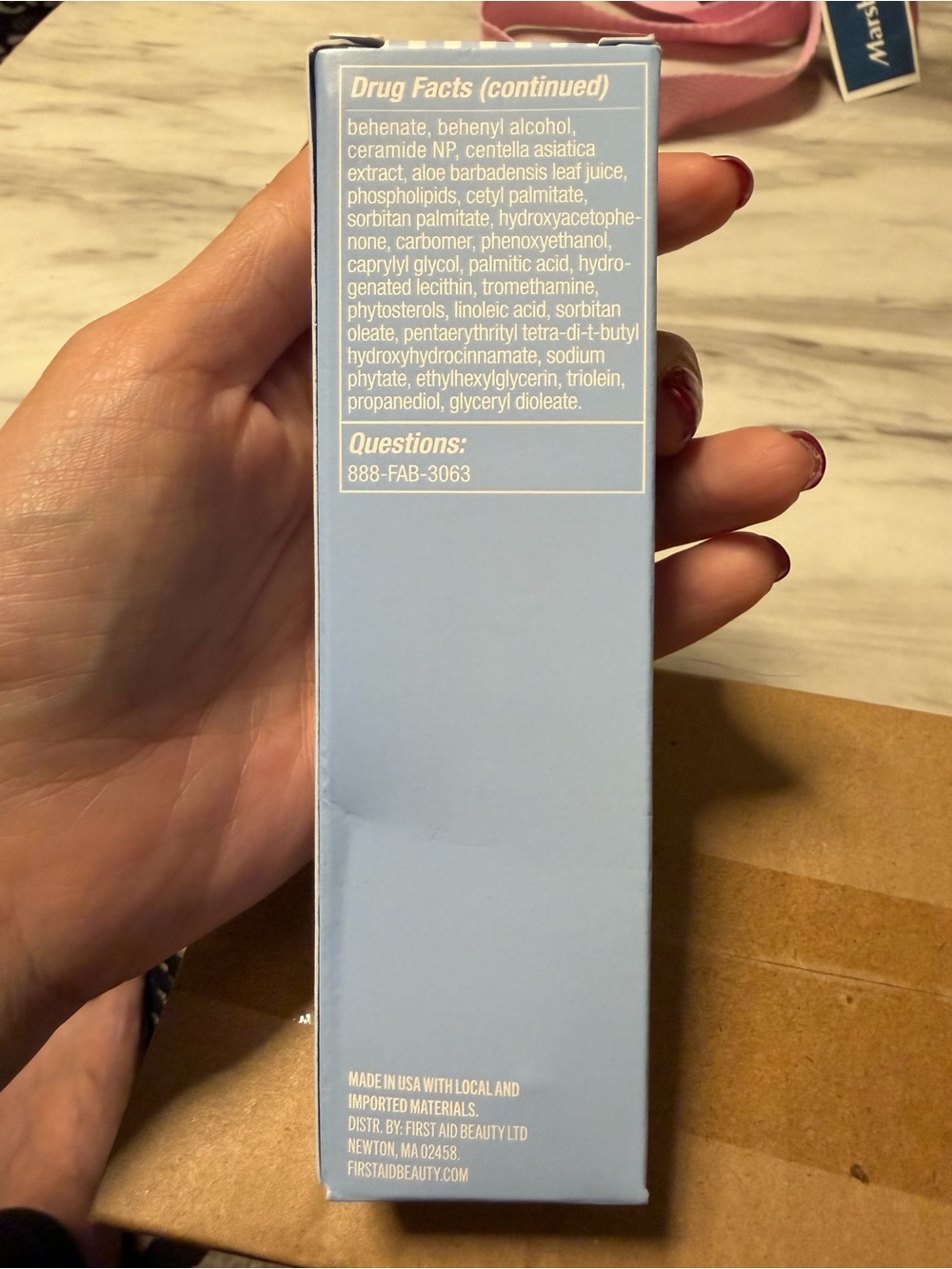 First Aid Beauty Ultra Repair Rescue Barrier Balm - Light Blue - Picture 4 of 6